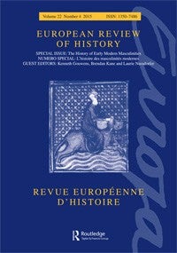 Campana, Joseph. "Distribution, Assemblage, Capacity: New Keywords for Masculinity?" European Review of History: Revue Européenne D'histoire 22.4 (2015): 691-97