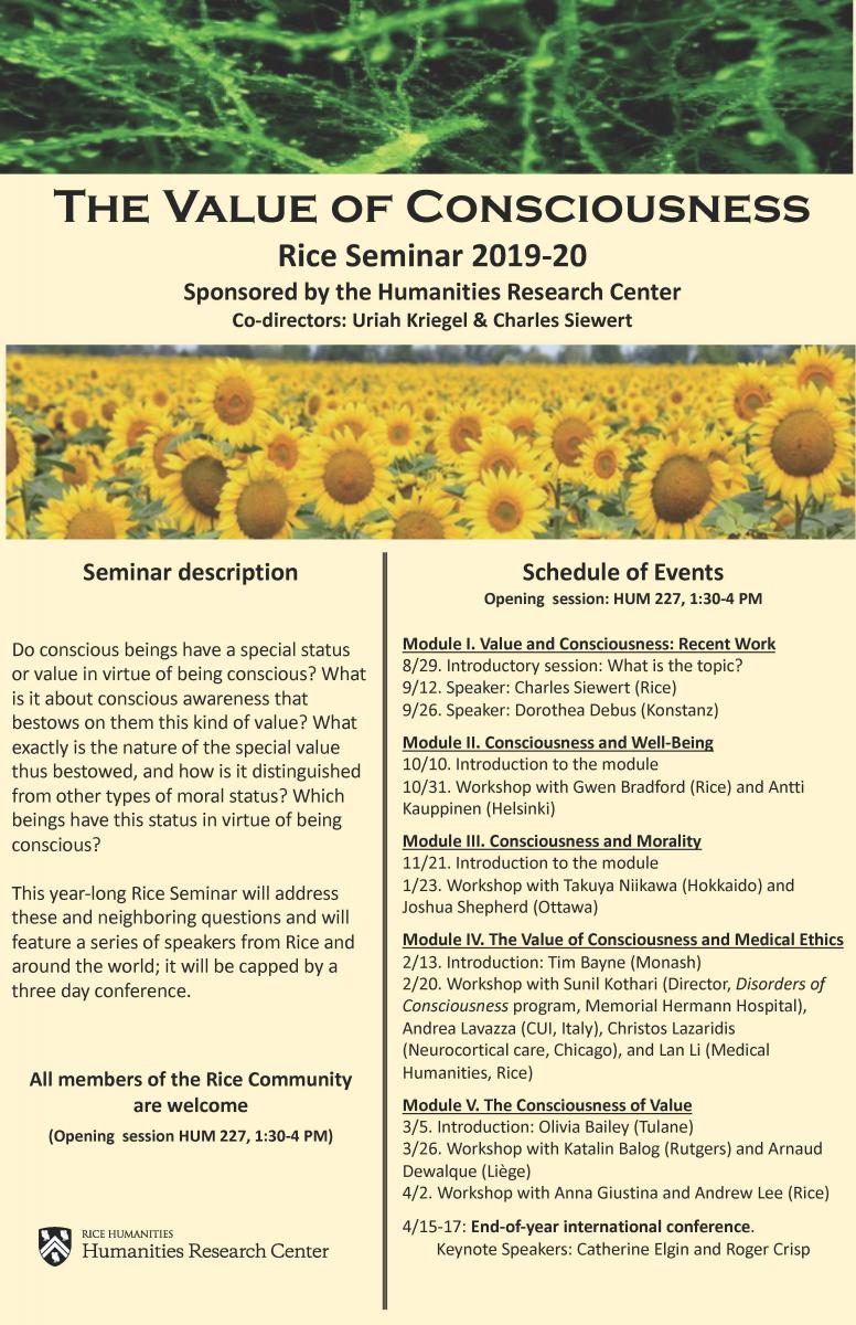 Rice Seminar Poster