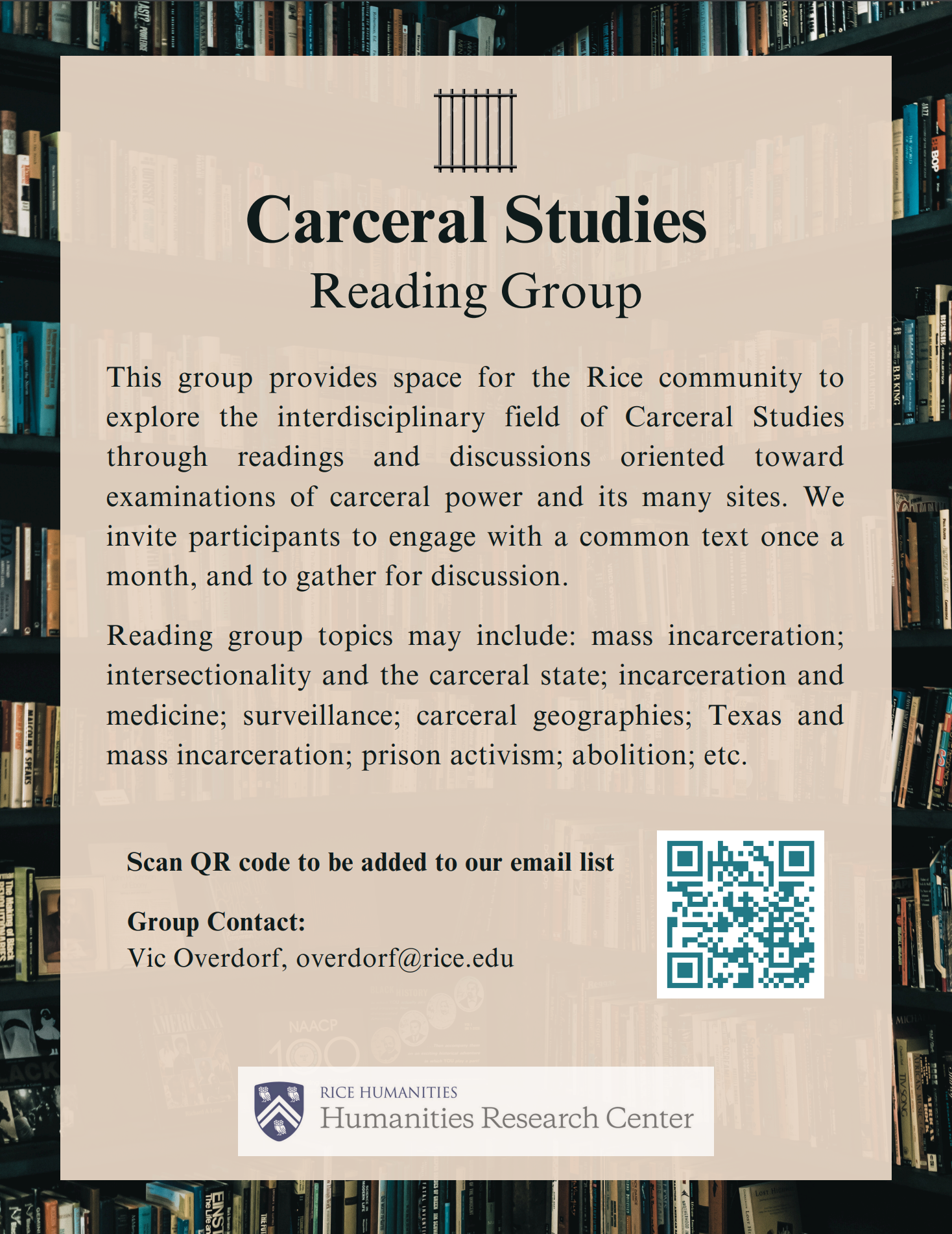 Flyer Carceral Studies
