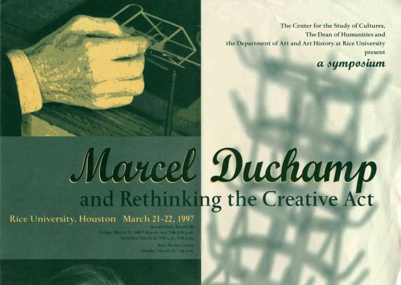 Marcel Duchamp and Rethinking the Creative Act