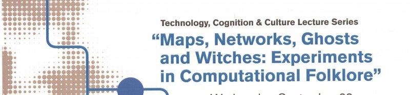Maps, Networks, Ghosts and Witches: Experiments in Computational Folkloreo