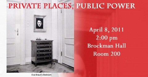 Private Places, Public Power